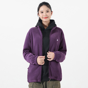 <span class=keywords><strong>Polaire</strong></span> super douce Ollie pour femmes automne/hiver épaissie col montant fermeture éclair <span class=keywords><strong>polaire</strong></span> Softshell doublure intérieure pour hommes - Product Image 4