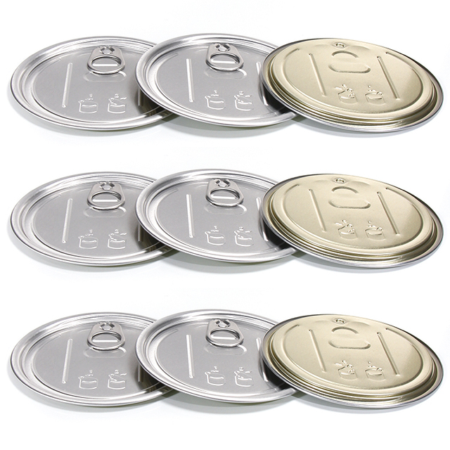 Free Sample Aluminum Foil Easy Peel off Tin Can Seal Lid for Food Can Metal Can