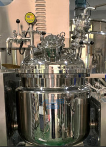 Homogénéisateur émulsifiant sous vide à levage hydraulique 100L pour crème cosmétique, lotion, gel, cuve de mélange homogénéisatrice à cisaillement élevé - Product Image 4