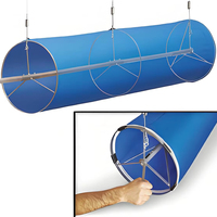 Systèmes de conduits textiles Conduit en tissu polyester rond Offre une alternative hautement efficace et entièrement personnalisable aux conduits métalliques