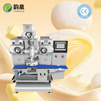 Machine automatique industrielle de fabrication de mochi et de dim sum avec ligne d'encrustage, capacité de 20 à 120 pièces/minute