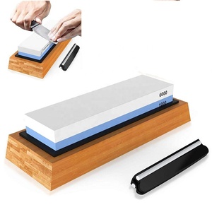 Pietre per <span class=keywords><strong>affilare</strong></span> il coltello naturale 2-IN-1 <span class=keywords><strong>con</strong></span> base per <span class=keywords><strong>la</strong></span> <span class=keywords><strong>pietra</strong></span> per <span class=keywords><strong>affilare</strong></span> <span class=keywords><strong>la</strong></span> granella di 1000/6000 - Product Image 6