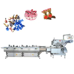 Bestselling lf-680a flow top twist fully automatic food bun chocolate packing machine