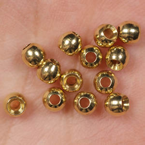 Colores metálicos vendidos por pieza cabezas de moscas de Ninfa metálicas Cyclops materiales de atado de moscas ranuradas cuentas de <span class=keywords><strong>tungsteno</strong></span> - Product Image 2