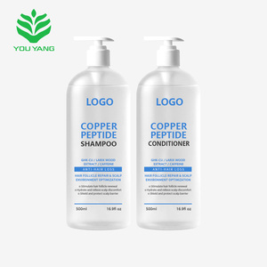Champú con Péptidos de Cobre Ghk-cu de Marca Privada, Set de Champú y Acondicionador Anticaída <span class=keywords><strong>del</strong></span> <span class=keywords><strong>Cabello</strong></span>, Regeneración de Folículos Capilares - Product Image 1