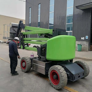 Elevadores de pluma Nacell de alta eficiencia, elevadores de brazo curvo remolcables sobre orugas, plataformas de trabajo, elevador de pluma - Product Image 4