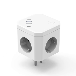 8 trong 1 cube Power Strip 3680W/16A 4 cửa hàng 2 <span class=keywords><strong>USB</strong></span>-A 2 <span class=keywords><strong>USB</strong></span>-C không Dây chuyển đổi văn phòng nhà NFC mạng cắm ổ cắm - Product Image 1