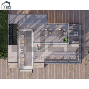 Nhà Hàng <span class=keywords><strong>container</strong></span> thép tương lai hai tầng đúc sẵn với nhà bếp - Product Image 5