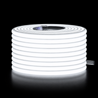 Tira de Luces LED COB de 220 V, 288 LED/m, Alta Luminosidad, Flexible, Impermeable, Cinta Adhesiva, Sin Necesidad de Controlador, Conexión Directa, Decoración del Hogar