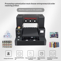 Imprimante UV A3 compacte haute vitesse à prix d'usine, écoénergétique, compatible avec les coques de téléphone portable, les étiquettes en cristal, l'acrylique et le métal