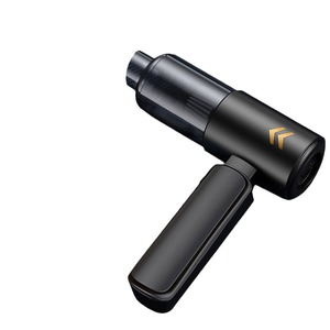 Aspiradora de mano sin escobillas, alta succión, portátil, recargable, negra - Product Image 3