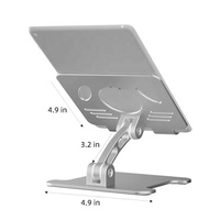 Support de téléphone pliable en aluminium avec 20 ans d'assurance qualité pour tablette pc de 13 pouces iPad Air/Pro/Mini téléphones