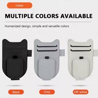 Support universel 3-en-1 de luxe en plastique pour pare-soleil de voiture, porte-lunettes et organiseur de reçus, accroche-objets intérieur automobile