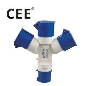 Cee 16A 3P 230V Drie-Weg Splitter Meerdere Stopcontact 230V Outlet