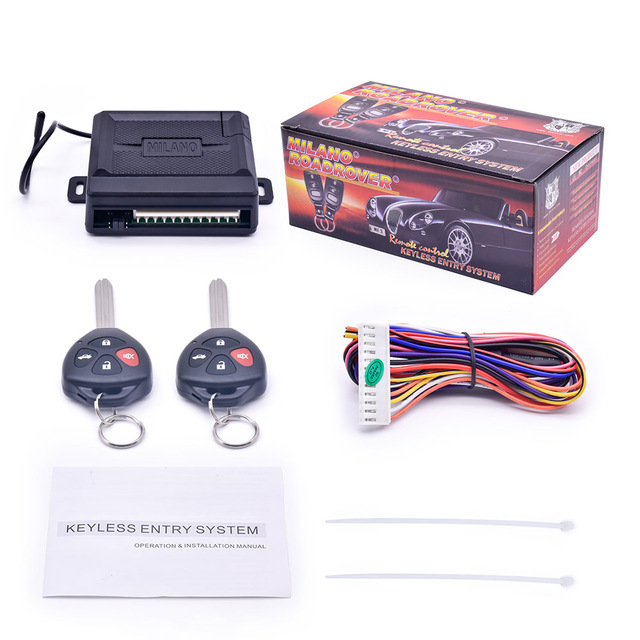 Hot in Asia Africa Car Keyless Entry Remote Lock Unlock Full Function One Way Anti-Theft Security Kit
