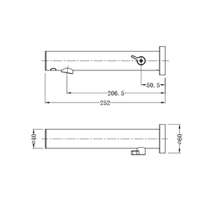 Tự động miễn phí Vòi nước cảm ứng treo tường đổi mới nóng bán kiểm soát nhiệt độ vòi nước - Product Image 5