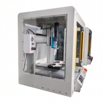 Machine de dosage automatique électrique à 3 axes de haute précision, contrôle numérique, compatibilité colle froide et colle thermofusible, haute sécurité