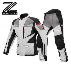 Veste de moto personnalisée, deux pièces, automne-hiver, pour hommes, pantalons d'équitation