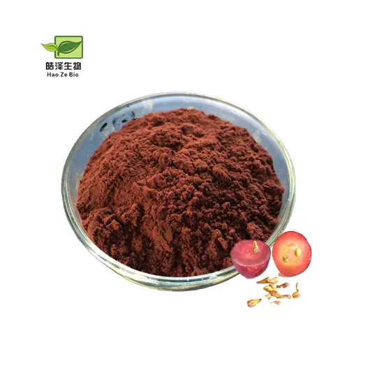 Wholesale Bulk price Grape Seed Extract 95% OPC Anthocyanin Organic Grape Seed Powder