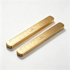 OEM Custom Pattern Metal <b>Paperweight</b> Set Brass Stainless Steel Engraved Scenery Text Drilling for Stationery Retail Wholesale - Product Image 3