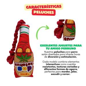 Juguetes de Peluche para Perros Yommy, Colores Surtidos, Juguetes Duraderos para Mascotas - Product Image 6