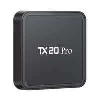 Precio de Fábrica TX20 Pro Allwinner H313 Android 14.0 16GB 256GB 4K Quad Core Set Top Box con Control Remoto por Voz BT