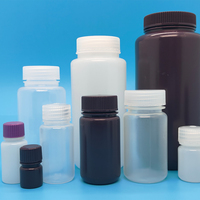 Bouteilles en plastique HDPE opaques de laboratoire à large ouverture, 30 ml et 1000 ml, pour réactifs