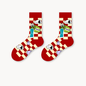 Medias duraderas personalizadas para jóvenes para niños, medias para jóvenes de alta calidad, al por mayor elásticas medias de algodón, calcetines para niñas - Product Image 3