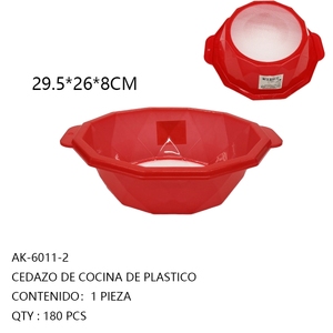 Setaccio da cucina in plastica-29.5x26x8cm-elegante colino creativo - Product Image 1
