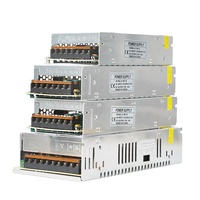 Fuente de alimentación conmutada para tira Led CCTV, 5V, 12V, 24V, 36V, 48V, 2A, 5A, 10A, 15A, 30A, 15W, 25W, 35W, 50W, 100W, 150W, 200W, 350W