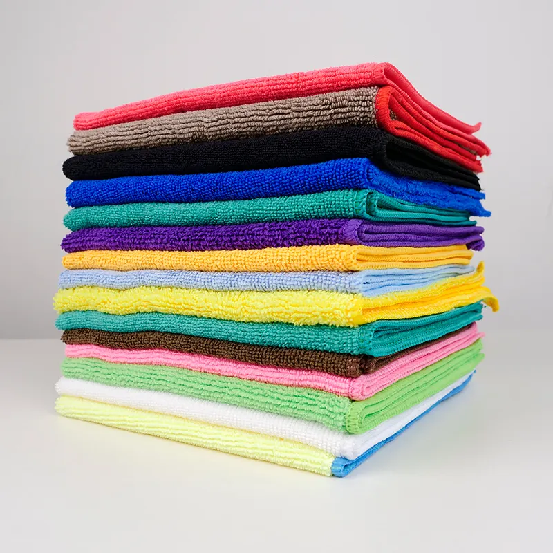 Wholesale Daily Cleaning Towels Reusable Microfiber Towel for Car Wash Cloth Absorbent Kitchen Towels Microfiber Cleaning Cloth