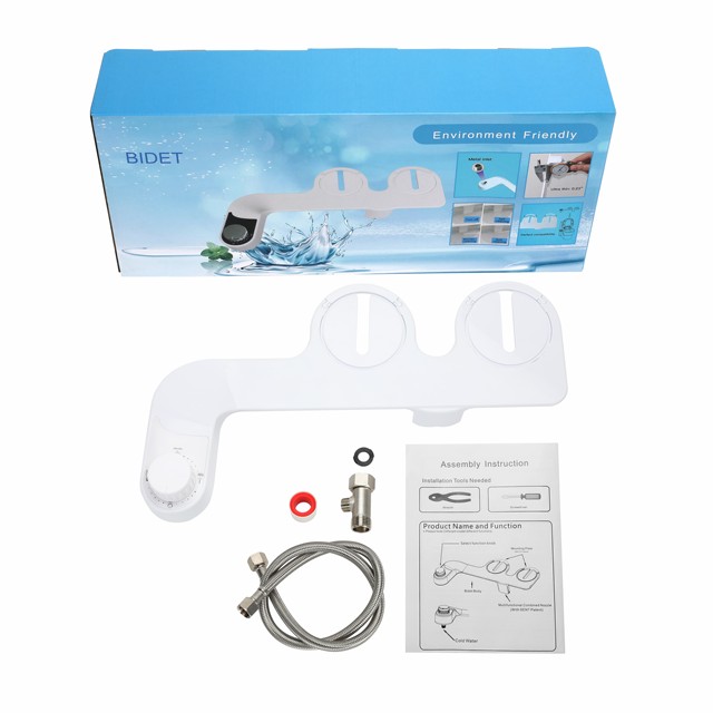 High Quality Bathroom Smart Toilet Vagina Cleaning Manual Spray Ultra-Slim Bidet Cold Water Toilet Seat-Made ABS Plastic