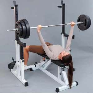 Attrezzatura da palestra per la casa inclinazione del peso regolabile declino panca piatta Squat Rack Stand bilanciere Rack - Product Image 2