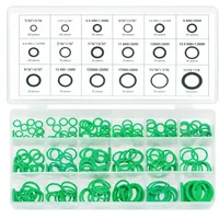 270-teiliges Grünes Nitril-Gummi O-Ring Hydraulik NBR Dichtungs-Sortiment für Sanitär-, Automobil- und Armaturenreparaturen