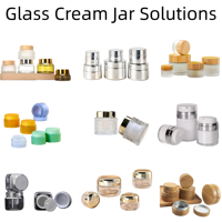 Emballages cosmétiques résistants aux enfants 5g, pots en verre transparent pour crème, bouchon à vis CR, utilisation pour les soins de la peau, volumes de 20ml, 10ml, 30ml, 50ml