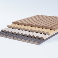 Panel de Pared Tambour Curvo de Diseño Europeo en MDF Flexible para Paredes Interiores, Uso en Hospitales y Hoteles