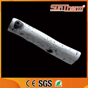 Modernas leñas de gas de fibra cerámica de abedul blanco sin cenizas, imitación madera, accesorios para brasero - Product Image 2