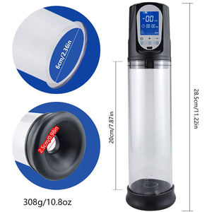 ベストセラーゴム大人のおもちゃサイズを増やす長持ちする真空拡大男性用電動ペニスポンプ2個12ヶ月29*7.5cm - Product Image 3