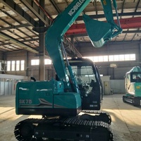 Excavator Crawler Kobelco SK75-11 Mini Desain Baru Operasi Multi-Fungsi SK75-8 Bekas Populer di Seluruh Dunia Harga Bagus