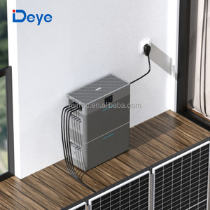 A buon mercato Plug-in Deye macchina All-in-<span class=keywords><strong>one</strong></span> 1kw <span class=keywords><strong>PV</strong></span> 2kwh batteria al litio balcone sistema solare Kit completo - Product Image 1