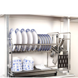 Étagère à vaisselle coulissante pour armoire de cuisine, organisateur de garde-manger - Product Image 4