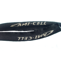 Polyester personnalisé diamètre 10 mm noir et argent sweat à capuche corde cordon de ruban de tuyauterie métallique pour vêtements