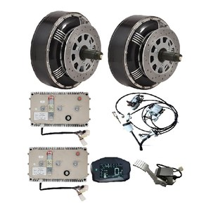 QS 273 8000W 72V חשמלי רכב Hub Motor המרות, 16kw רכב רכזת מנוע ובקר KLS7275H עם משובי בלם - Product Image 1