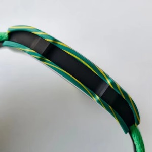 Reloj Automático Deportivo y Ejecutivo para Hombre, Diseño de Lujo 6702, Ultrafino, Mecánico, de Fibra de Carbono con Franjas Amarillas y Verdes - Product Image 5
