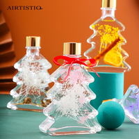 Cadeau de luxe pour Noël et la Saint-Valentin ensemble de diffuseurs d'huiles essentielles pour arbre de Noël bouteille en verre
