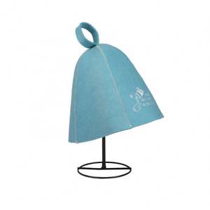 Sombrero de sauna de fieltro más vendido 100% sombrero de sauna con logotipo personalizado de lana - Product Image 3