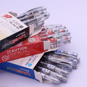 Bolígrafo de gel Zhixin de 0.5 mm, negro y rojo, de plástico, para oficina y escuela. - Product Image 3