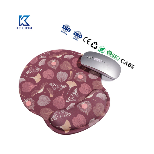 OEM/ODM Factory Gaming Four-Sided Projectile & Leather Mouse Pad with Wrist Rest Non-Slip Customized Printing Office Home