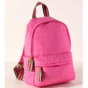 Échantillon Gratuit Sac à Dos Quilté Tendance BSCI pour Femmes et Filles avec Fermeture Éclair et Fermoir - Product Image 4
