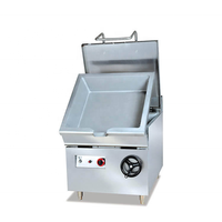 Poêle inclinable autoportante avec corps en acier inoxydable pour équipement de restaurant, cuisine et cuisinière à gaz commerciale